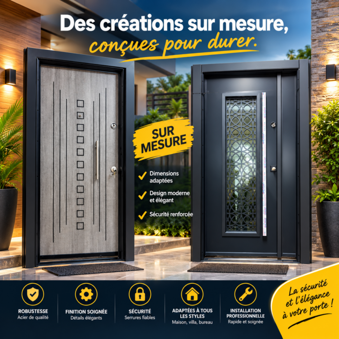 PORTE EN FER NDINDY MENUISERIE MBOUR